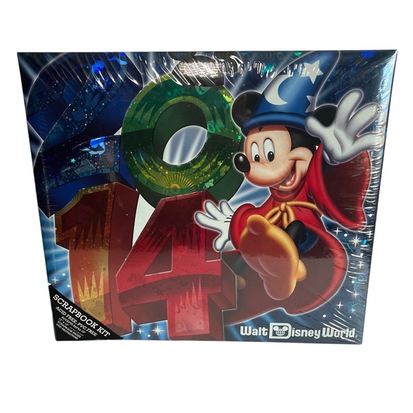 NWT Walt Disney World MICKEY MOUSE 2014 Scrapbook Kit Factory Sealed - Picture 2 of 9
